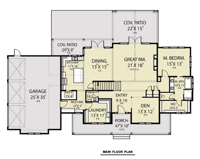House Plan House Plan #28318 Drawing 1