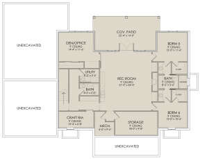 Walkout Basement for House Plan #6422-00024