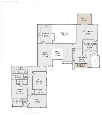 House Plan House Plan #28320 Drawing 2