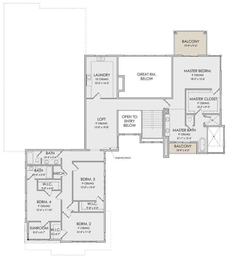 House Plan House Plan #28320 Drawing 2