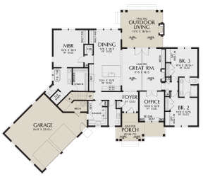 Main Floor  for House Plan #2559-00957
