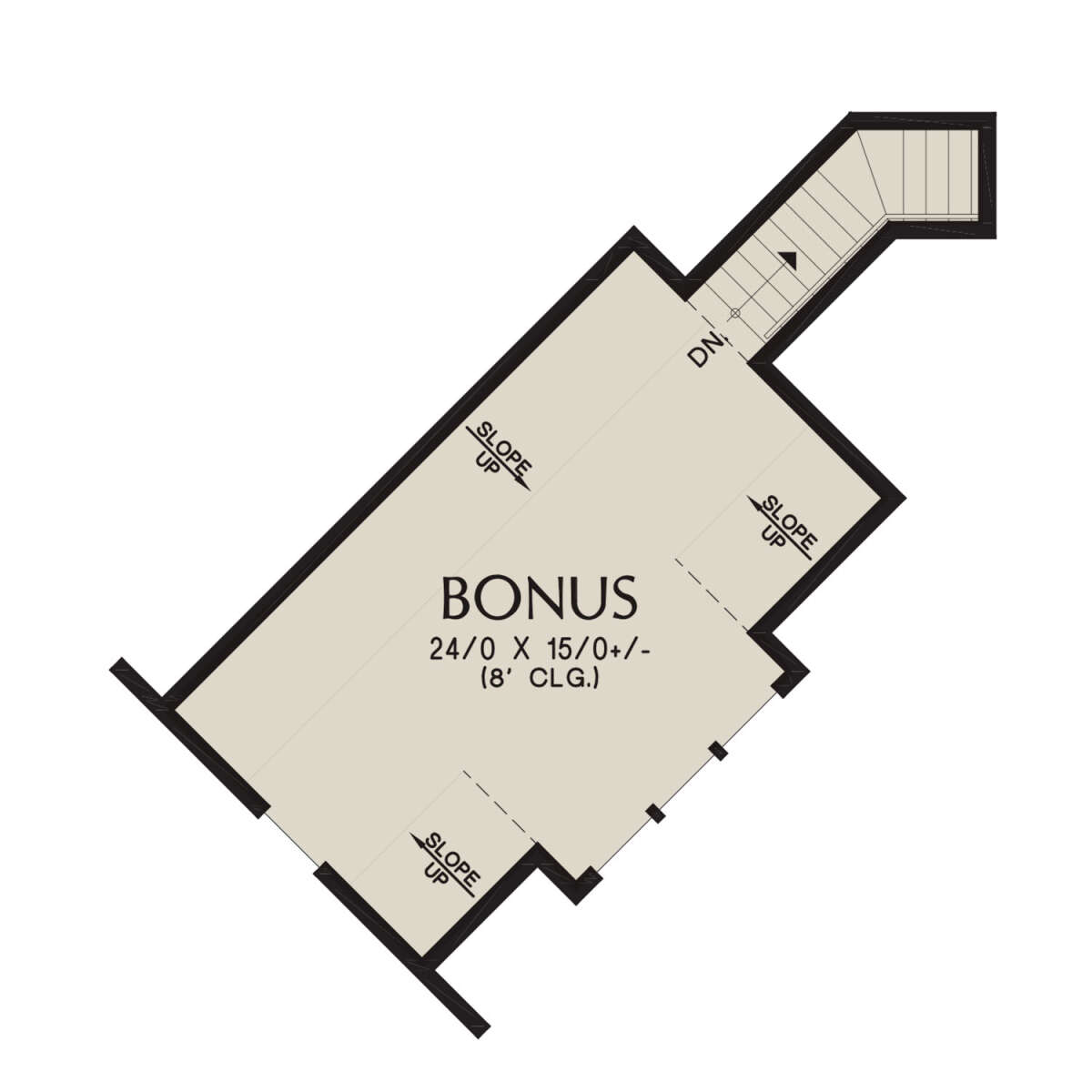 Bonus Room for House Plan #2559-00957