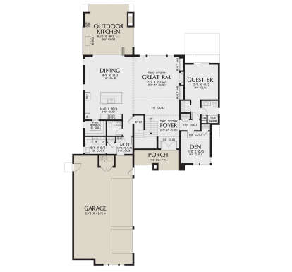 House Plan House Plan #28322 Drawing 1