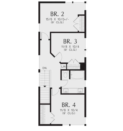 Second Floor for House Plan #2559-00959