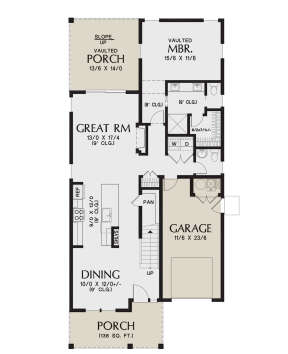 Main Floor  for House Plan #2559-00960