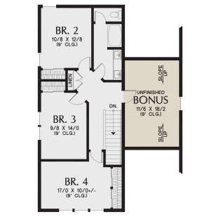 Second Floor for House Plan #2559-00960