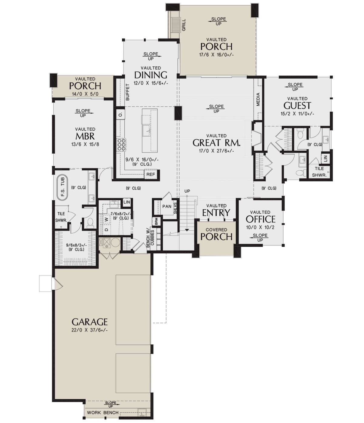 Main Floor  for House Plan #2559-00961