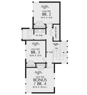 Second Floor for House Plan #2559-00961