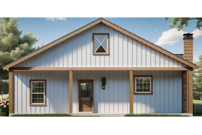 Barn House Plan #348-00311 Elevation Photo