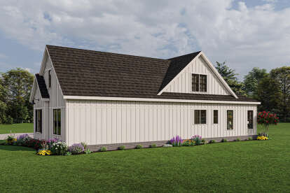 Modern Farmhouse House Plan #009-00320 Elevation Photo