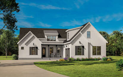 Modern Farmhouse House Plan #009-00320 Elevation Photo