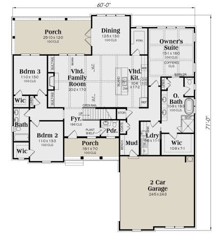 House Plan House Plan #28327 Drawing 1