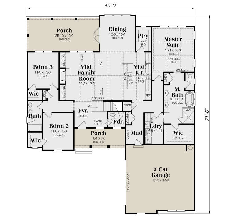 House Plan House Plan #28327 Drawing 1