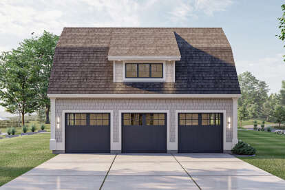Lake Front House Plan #963-00722 Elevation Photo
