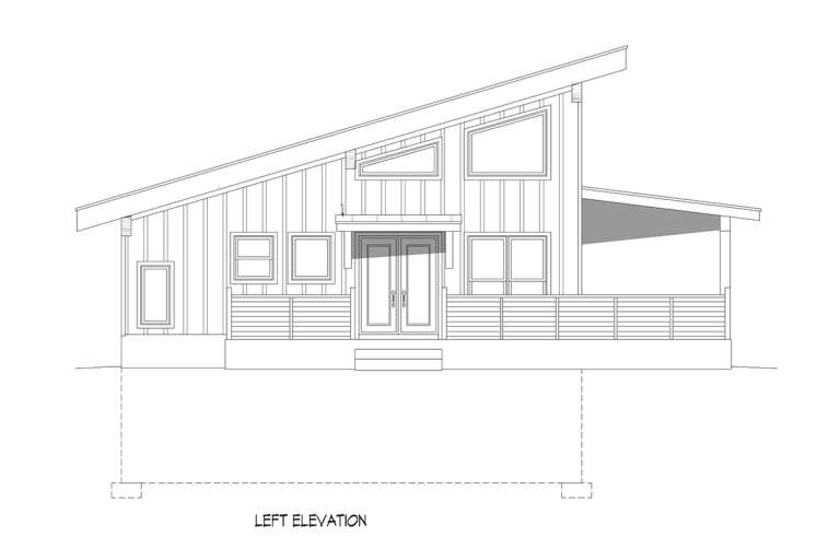 Modern House Plan #940-00685 Elevation Photo