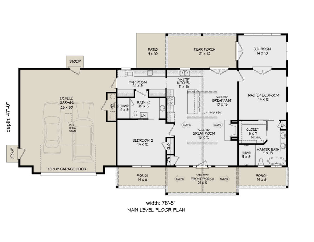 Main Floor  for House Plan #940-00687