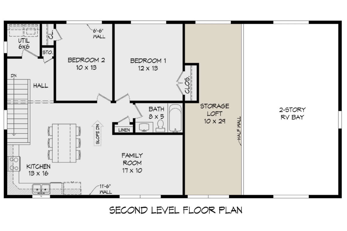 Second Floor for House Plan #940-00689