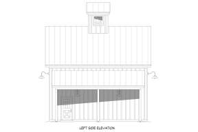 One Car Barn Pattern Barn 1 Car Garage Plan - 1,528 Square Feet | Floor Plan #940-00690 ...