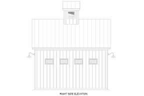 One Car Barn Pattern Barn 1 Car Garage Plan - 1,528 Square Feet | Floor Plan #940-00690 ...