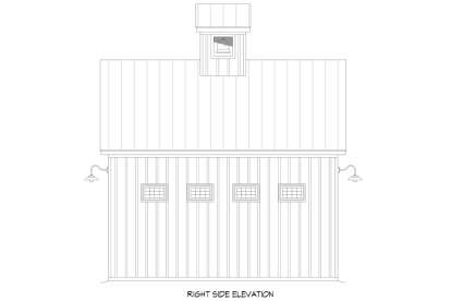 Barn House Plan #940-00690 Elevation Photo