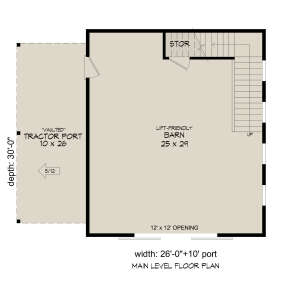 First Floor for House Plan #940-00690