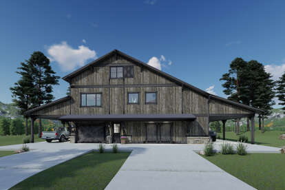 Barn House Plan #425-00047 Elevation Photo