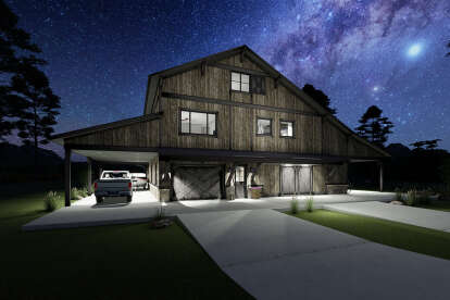 Barn House Plan #425-00047 Elevation Photo