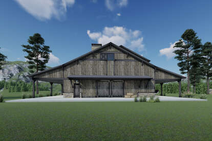 Barn House Plan #425-00047 Elevation Photo