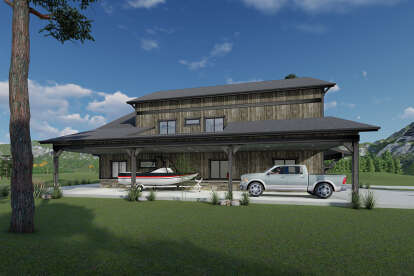 Barn House Plan #425-00047 Elevation Photo