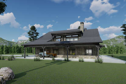 Barn House Plan #425-00047 Elevation Photo