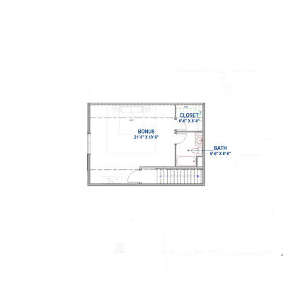 Bonus Room for House Plan #425-00047