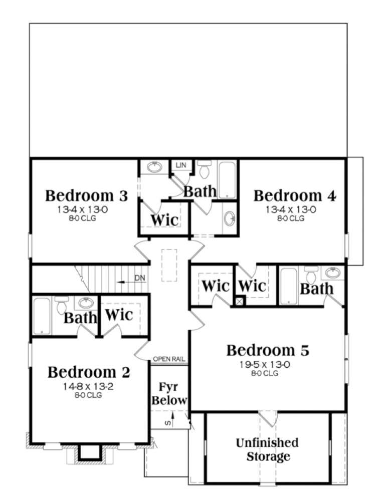 House Plan House Plan #2834 Drawing 2