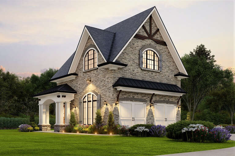 European House Plan #699-00350 Elevation Photo