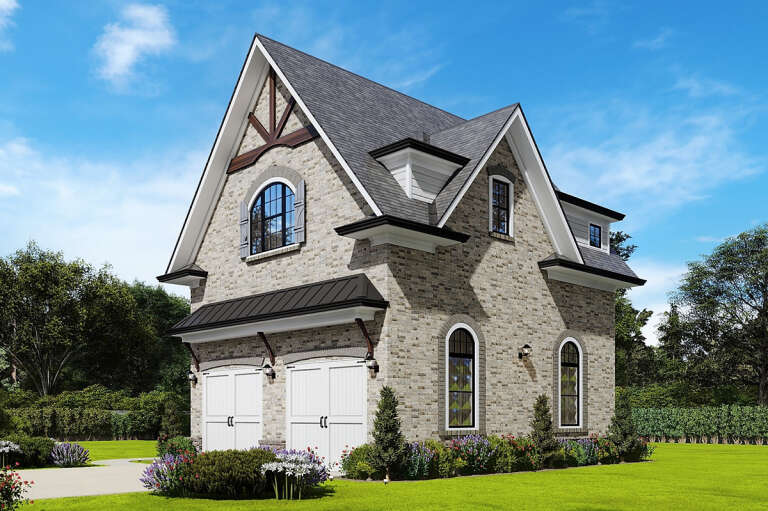 European House Plan #699-00350 Elevation Photo
