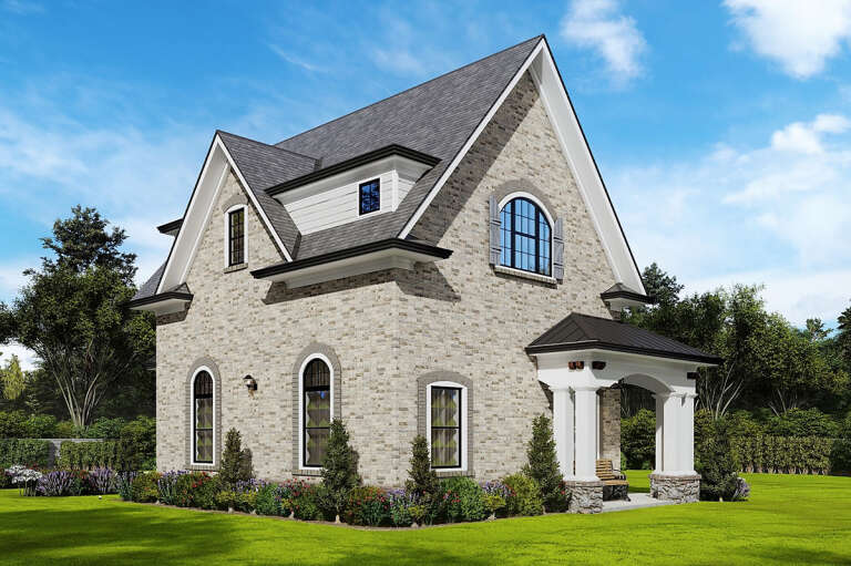 European House Plan #699-00350 Elevation Photo