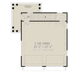 Garage Floor for House Plan #699-00350