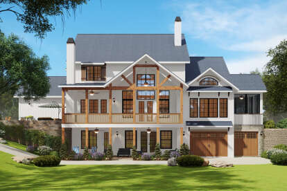 Modern Farmhouse House Plan #699-00351 Elevation Photo