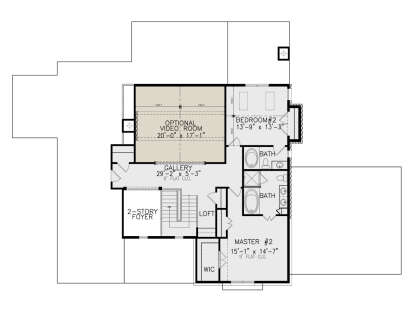 Second Floor for House Plan #699-00351