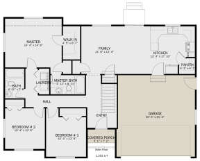 Main Floor  for House Plan #2802-00189
