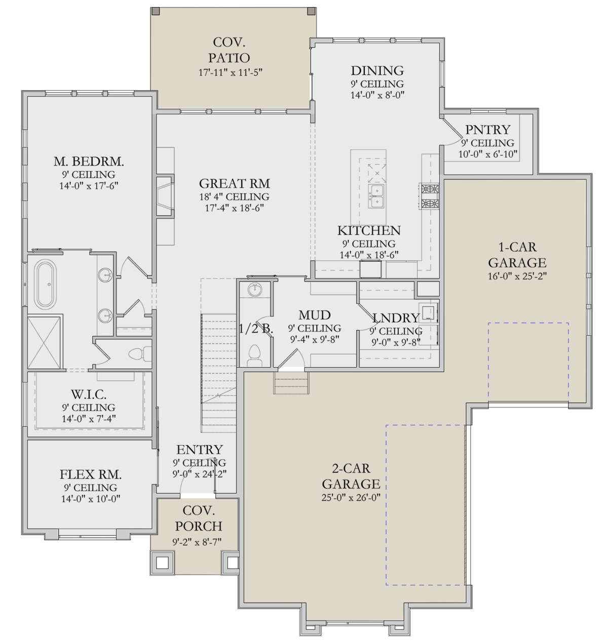 Main Floor  for House Plan #6422-00027