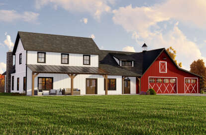 Barn House Plan #5032-00201 Elevation Photo