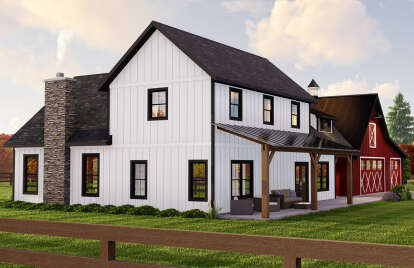 Barn House Plan #5032-00201 Elevation Photo