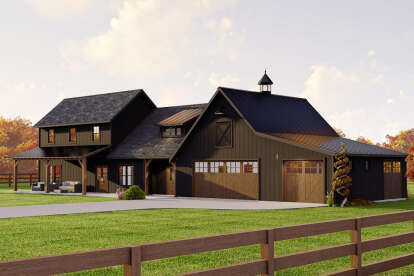 Barn House Plan #5032-00201 Elevation Photo