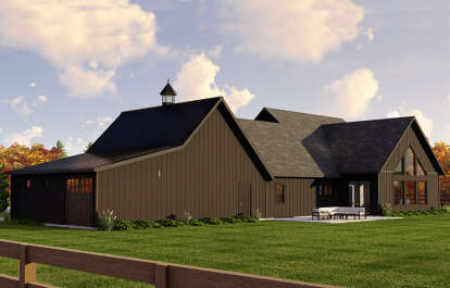 Barn House Plan #5032-00201 Elevation Photo