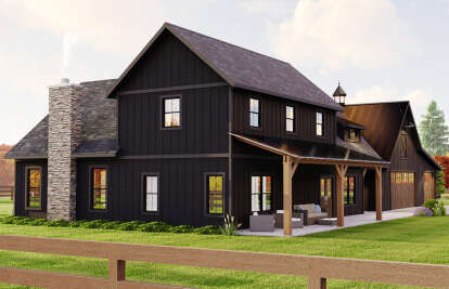 Barn House Plan #5032-00201 Elevation Photo