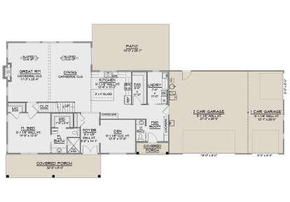 Main Floor  for House Plan #5032-00201