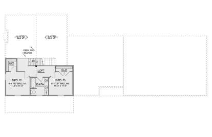 Second Floor for House Plan #5032-00201