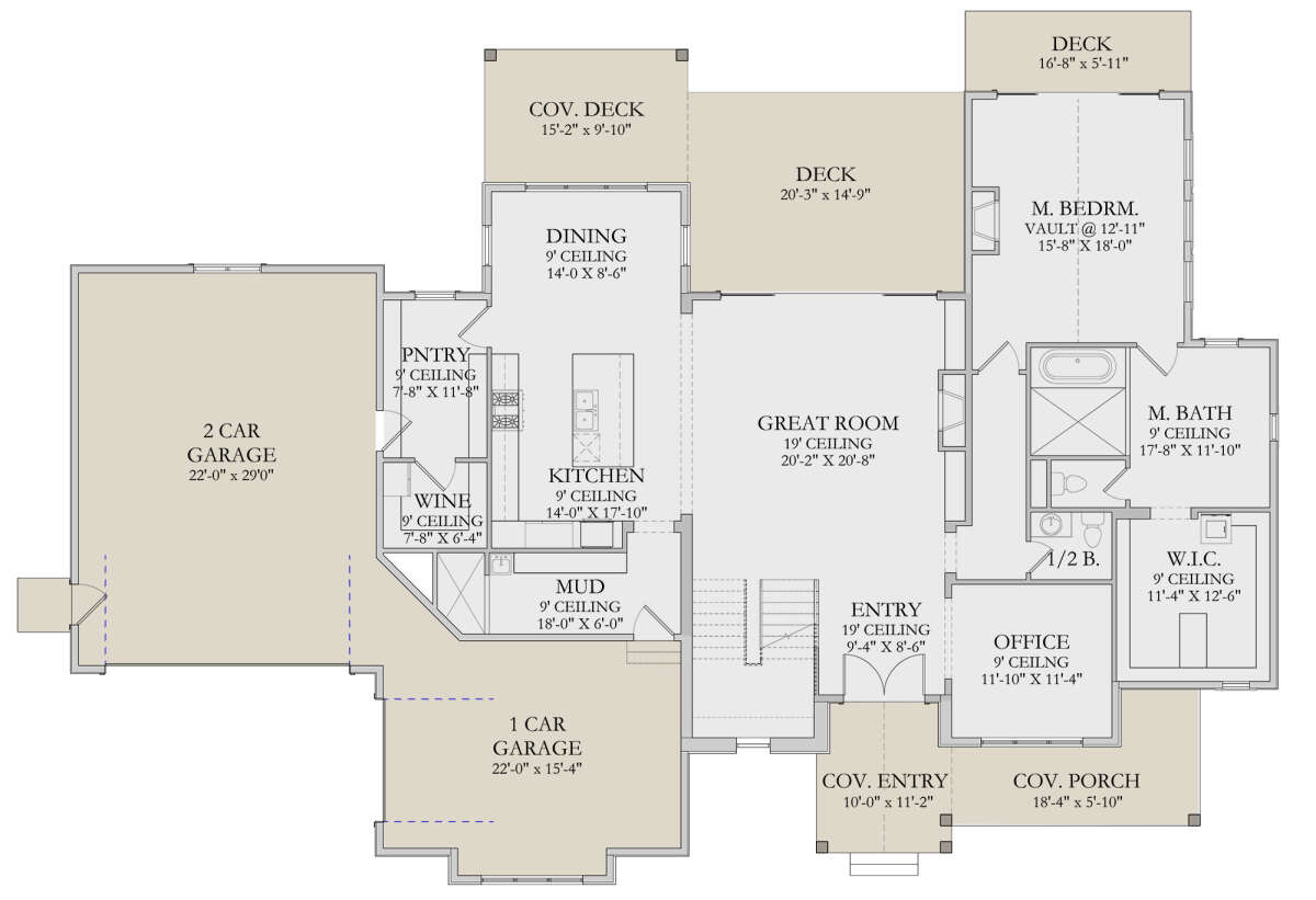 Main Floor  for House Plan #6422-00028