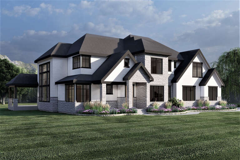 Craftsman House Plan #6422-00030 Elevation Photo