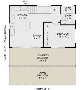 Second Floor for House Plan #940-00693